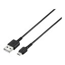 BUFFALO USB microBケーブル スリム 3.0m ブラック BSMPCMB130BK(代引不可)(2)