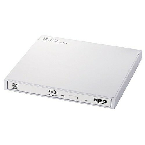 ロジテック Blu-rayディスクドライブ/USB3.0/スリム/書き込みソフト付/UHDBD対応/ホワイト LBD-PWA6U3LWH(代引不可)【送料無料】 ロジテック Blu-rayディスクドライブ/USB3.0/スリム/書き込みソフト付/UHDBD対応/ホワイト LBD-PWA6U3LWH(代引不可)【送料無料】