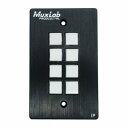 MuxLab PoE対応8ボタンIPコントロールパネル MUX-CM500816-IP-V2(代引不可)【送料無料】(2)