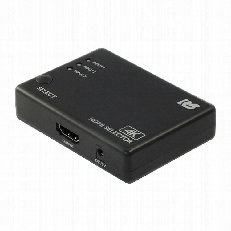 ラトックシステム 4K60Hz対応 3入力1出力 HDMI切替器 RS-HDSW31-4KZ(代引不可)