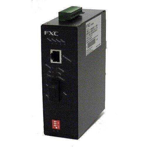 FXC GbE産業用メディアコンバータ(SMF 10Km/SC 2芯) + 同製品SB5バンドル MCI1852-10-ASB5(代引不可)【送料無料】