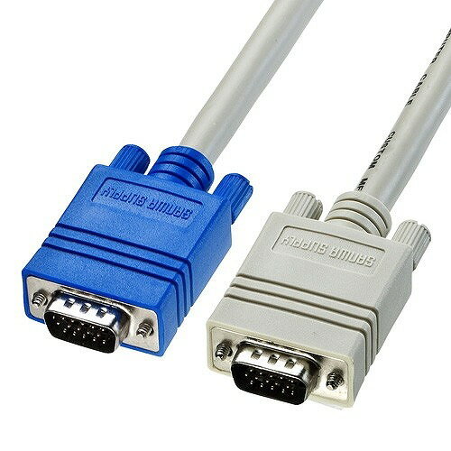 サンワサプライ ディスプレイケーブル 2m ライトグレー KC-V2K(代引不可)