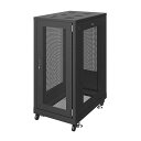 サンワサプライ (別途送料)19インチサーバーラック メッシュパネル仕様(24U)D900mm ブラック CP-SVN2490MBKN(代引不可)【送料無料】(3)