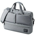 サンワサプライ カジュアルPCバッグ グレー BAG-CA10GY(代引不可)【送料無料】(2)
