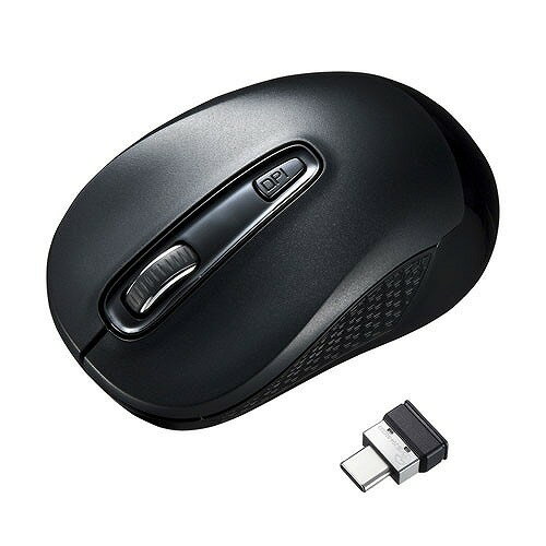サンワサプライ ワイヤレスType-CブルーLEDマウス MA-WBLC41BK(代引不可)
