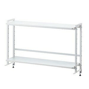 サンワサプライ クランプ式机上ラック2段タイプ MR-LC307W(代引不可)【送料無料】