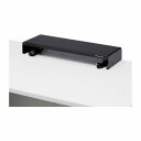 サンワサプライ 電源タップ+USBポート付き机上ラック(W600xD200 ブラック) MR-LC202BKN(代引不可)【送料無料】(3)