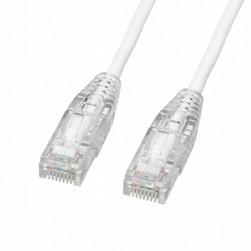 サンワサプライ カテゴリ6A LANケーブル(スリム、やわらか、ツメ折れ防止コネクタ) KB-SL6AYS-20W(代引不可)【送料無料】 サンワサプライ カテゴリ6A LANケーブル(スリム、やわらか、ツメ折れ防止コネクタ) KB-SL6AYS-20W(代引不可)【送料無料】