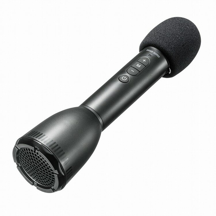 サンワサプライ ハンドマイク型ポータブル拡声器スピーカー(Bluetooth対応) MM-SPAMP18(代引不可)