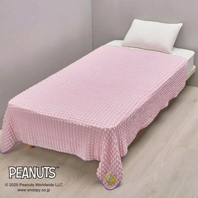 サマーケット シングル 約140×190cm 西川 スヌーピー カラフルな薄手のケット ひんやり 涼しい 夏用 軽量 速乾 冷房対策 ブランケット ウォッシャブル SNOOPY PEANUTS キャラクター タオルケット(代引不可)【送料無料】 [2]