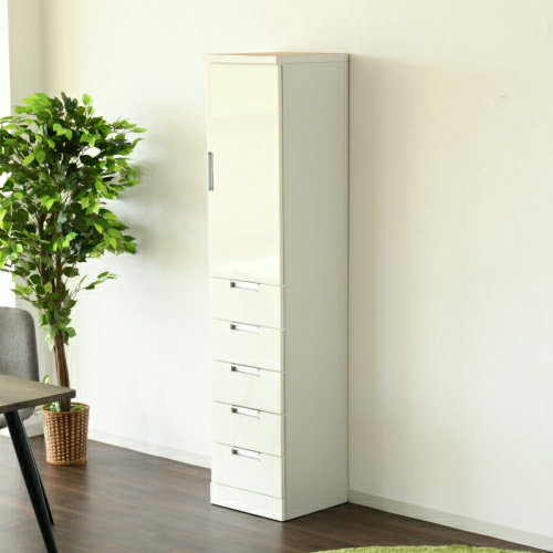 素材：エナメル塗装商品サイズ：40*40*180生産国：国産完成品or組立：完成品特徴：隙間に合わせて選べるバリエーション【代引きについて】こちらの商品は、代引きでの出荷は受け付けておりません。【商品配送時の注意点】こちらの商品は配送日時の指定ができません。あらかじめご了承下さい。【商品配送時の注意点】本商品は軒先渡しの商品となります。【送料について】北海道、東北、沖縄、離島は送料を頂きます。すき間収納 【奥行40cm×高さ180cm】幅30ガラス扉・引出5段幅30上ガラス扉・下扉幅30扉・引出5段幅30cm/扉2枚幅40ガラス扉・引出5段幅40上ガラス扉・下扉幅40扉・引出5段幅40cm/扉2枚
