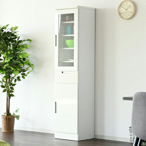 Wall Furniture - 隙間収納 すき間収納 幅40cm 奥行40cm 高さ180cm 【国産 完成品】 収納 スペースラック キッチン ランドリー(代引不可)【送料無料】