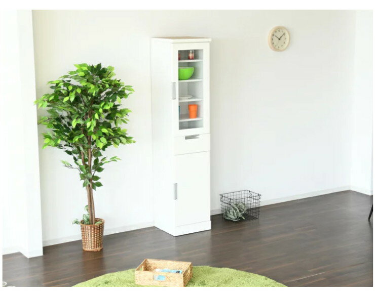 隙間収納 すき間収納 幅40cm 奥行40cm 高さ180cm 【国産 完成品】 収納 スペースラック キッチン ランドリー(代引不可)【送料無料】 [2]