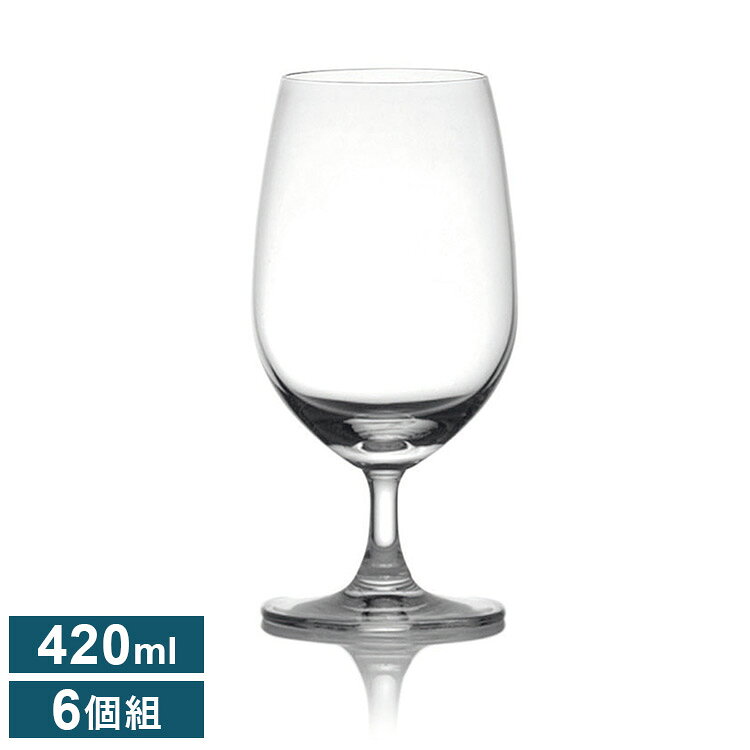 オーシャンマディソン ゴブレット 420ml 6個組 ワイングラス ガラス製 割れにくい ...