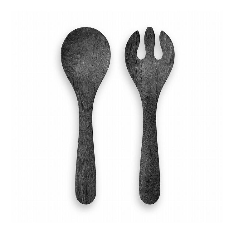 ■商品名木目調 サーバースプーン＆フォーク ブラック 32cm■特長炭化した樹木を模したマットでシックな風合いのメラミンサーバーですメラミンは軽くて割れにくく、手入れもしやすいのが特徴です。テーブルウェアコレクションでは、シンプルでスタイリ...