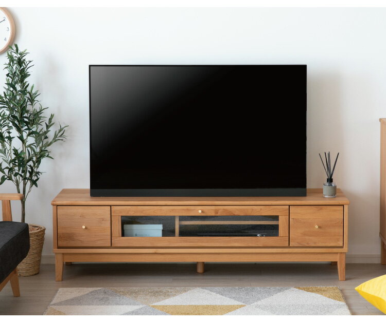 一生紀 テレビ台 幅150 FORTO 完成品 フォルト アルダー無垢材 テレビボード ローボード TV台 TVボード オイル仕上げ 脚付き 収納 天然木 無垢 北欧 ISSEIKI おしゃれ(代引不可)【送料無料】 [2]