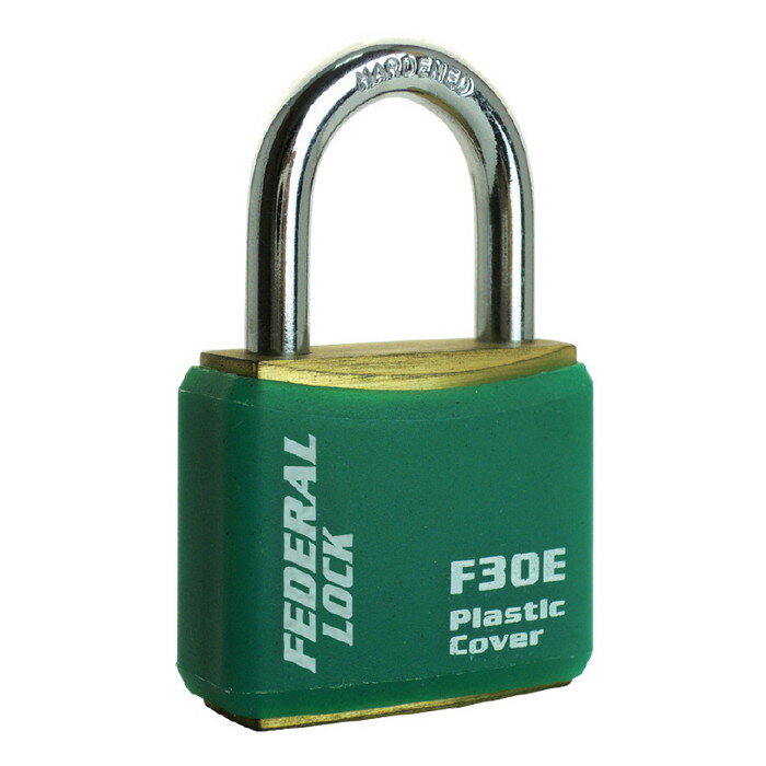 FEDERAL(フェデラル) F30E-GN-P シリンダー南京錠(代引不可)