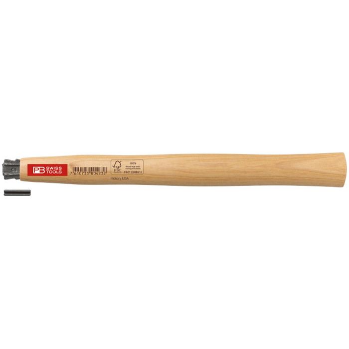 【商品詳細】●全長(mm)：250●質量(g)：59●297、300、304シリーズ用のスペアハンドルです。●FSC(森林管理協議会)の認証を受けたヒッコリー材です。●付属品：クサビ、ピン【代引きについて】こちらの商品は、代引きでの出荷は受け付けておりません。【送料について】北海道、沖縄、離島は送料を頂きます。【配送について】お届け日時指定不可の商品となります。あらかじめご了承ください。