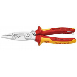 KNIPEX クニペックス 1396-200TBK 絶縁エレクトロプライヤー 落下防止【BK】(代引不可)【送料無料】