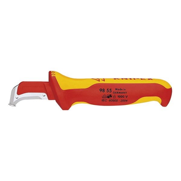 KNIPEX(クニペックス) 9855 絶縁ケーブルナイフ 1000V (SB)【送料無料】(代引不可)
