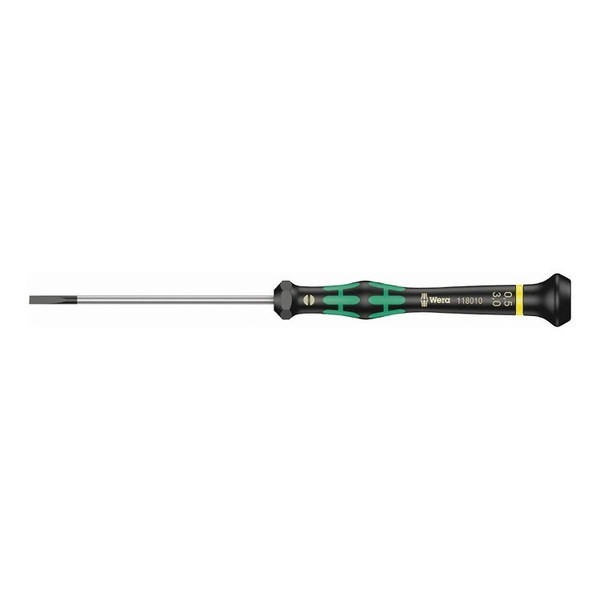 WERA ベラ 精密用マイナスドライバー 刃先サイズ-3.0 軸長80mm 118010(代引不可)