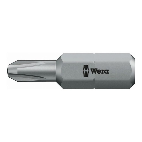 WERA ベラ プラスネジ用 ドライバービット 差込6.35mm 刃先サイズ+2 全長25mm 135009(代引不可) 1