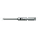 WERA ベラ トルクスネジ用 ドライバービット シャンク径4mm半月ハーフムーン 刃先サイズTX2 全長44mm 135221(代引不可)【送料無料】