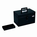 リングスター RSディープボックス 中皿付き 施錠可能ボックス 200x325x215 黒色 RS-325(代引不可)【送料無料】(4)