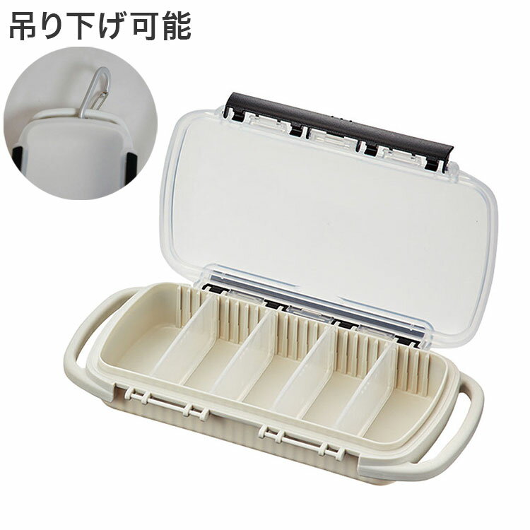 リングスター ワンタッチオープン式 吊り下げ可能マルチケース 4枚仕切りタイプ 214x105x35 EC-2100(代引不可)