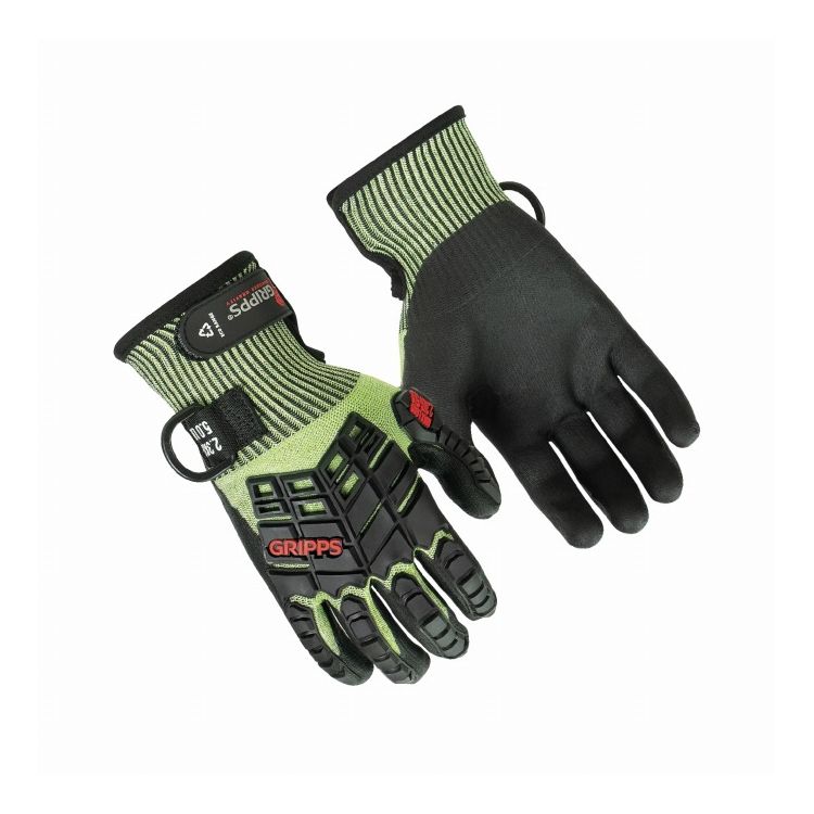 GRIPPS グリップス C5 Eco Impact 作業グローブ Sサイズ 落下防止用リング付(代引...