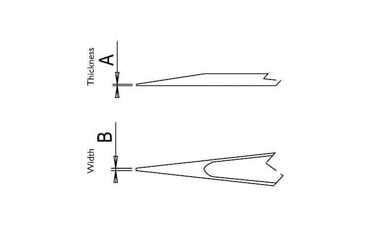 リコメン堂ホームライフ館のDUMONT デュモン ピンセット NO.00 デュモクセル 全長115mm 0103-00-PO(代引不可)【送料無料】｜アングル3