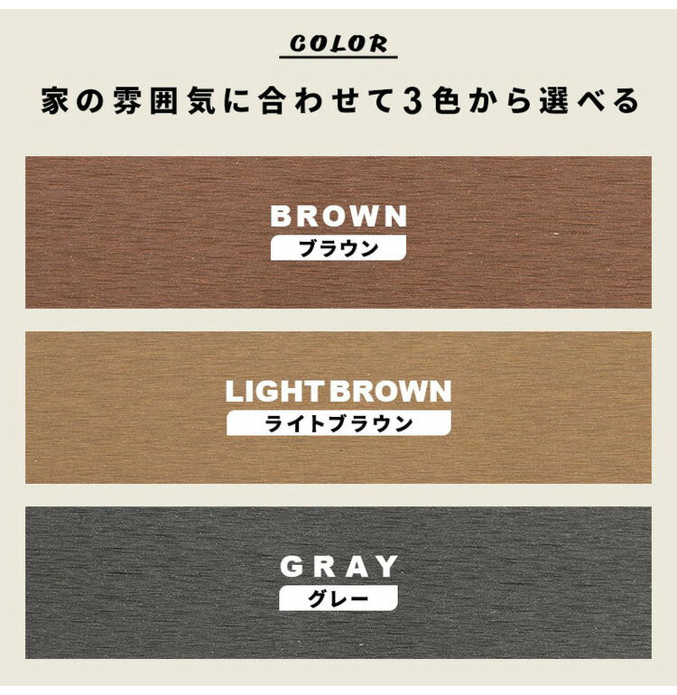 コーナー材 角材 [6本] 人工木デッキ用 ウッドデッキ DIY ガーデニング テラス ベ...