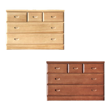 Mini Chest - たんす チェスト 完成品 国産 幅101cm 奥行41cm 高さ71cm おしゃれ 北欧 5段 木製 日本製 収納 箱 ボックス スライドレール(代引不可)【送料無料】