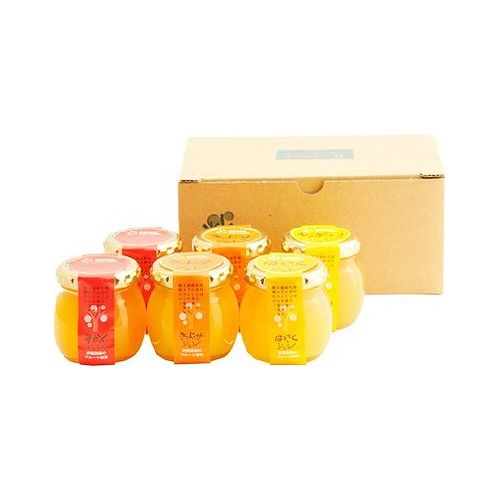 【商品特徴】伊藤農園のストレートジュースをふんだんに使用し、寒天と粗糖だけで作った無添加ゼリーです。寒天の程よい食感と果汁感がクセになります。凍らせてシャーベットにもしていただけます。【商品区分】食品【原材料(アレルギー表記含む)】【みかん】温州みかん、粗糖、寒天【きよみ】清見、粗糖、寒天【不知火】不知火、粗糖、寒天【あまなつ】甘夏、粗糖、寒天【製造者】株式会社伊藤農園【賞味期限】製造日より120日※最低1/3以上の商品をお届けとなります。【保存方法】常温【生産国】日本【内容量】90g×6（みかん、きよみ×各2個、はっさく、あまなつ）※本商品は名入れのご対応はできません。【代引きについて】こちらの商品は、代引きでの出荷は受け付けておりません。【送料について】北海道、沖縄、離島は送料を頂きます。
