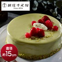 銀座千疋屋 クリスマスケーキ 【数量限定】銀座千疋屋 ピスタチオとフランボワーズのケーキ 5号(代引不可)【送料無料】