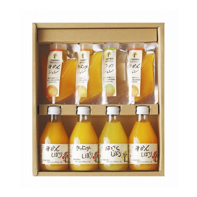 和歌山 伊藤農園 柑橘ジュース×寒天ジュレ ジュース お年賀 冬ギフト 寒中 見舞い 年始 年賀 お取り寄せグルメ プレゼント 熨斗 のし 贈り物 お祝い 御見舞 食品(代引不可)【送料無料】