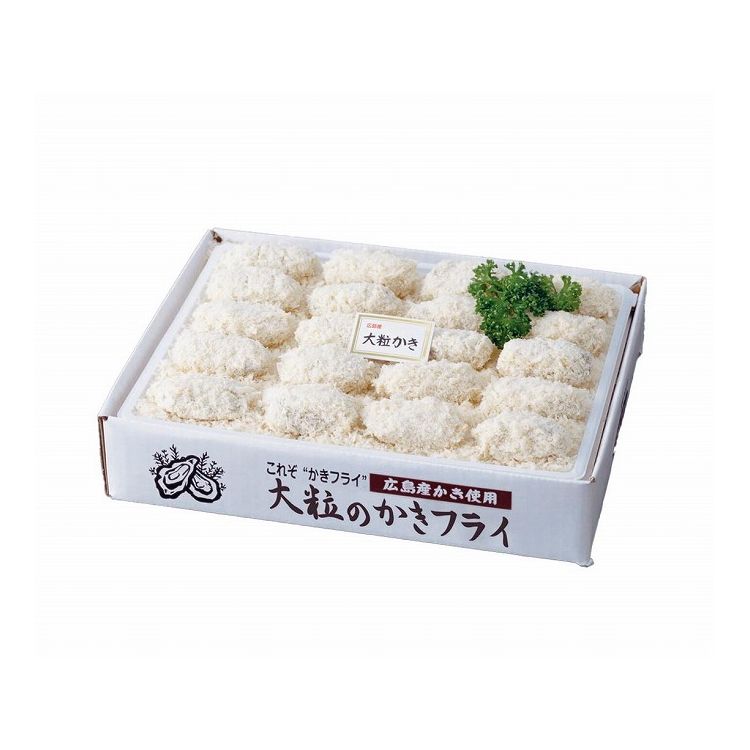 【商品詳細】これぞ『かきフライ』。他では手に入らない自信作。広島産の大粒かきを使い、ころもは焙焼パン粉を使用しています。保存方法:冷凍商品区分:食品内容量:かきフライ計700g　(20入)原材料(アレルギー表記含む):かき（広島県）、衣（パ...