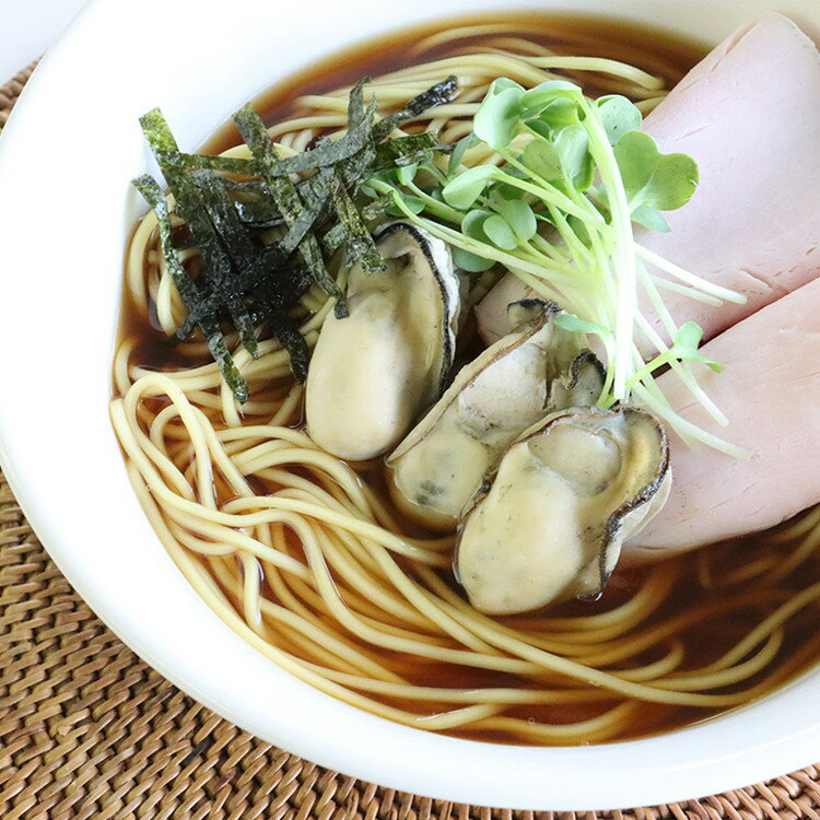瀬戸内麺工房なか川 広島牡蠣醤油ラーメン4袋セット グルメ 人気 おすすめ ギフト 贈答 取り寄せ お取り寄せグルメ お取り寄せ 熨斗 のし 贈り物(代引不可)【送料無料】