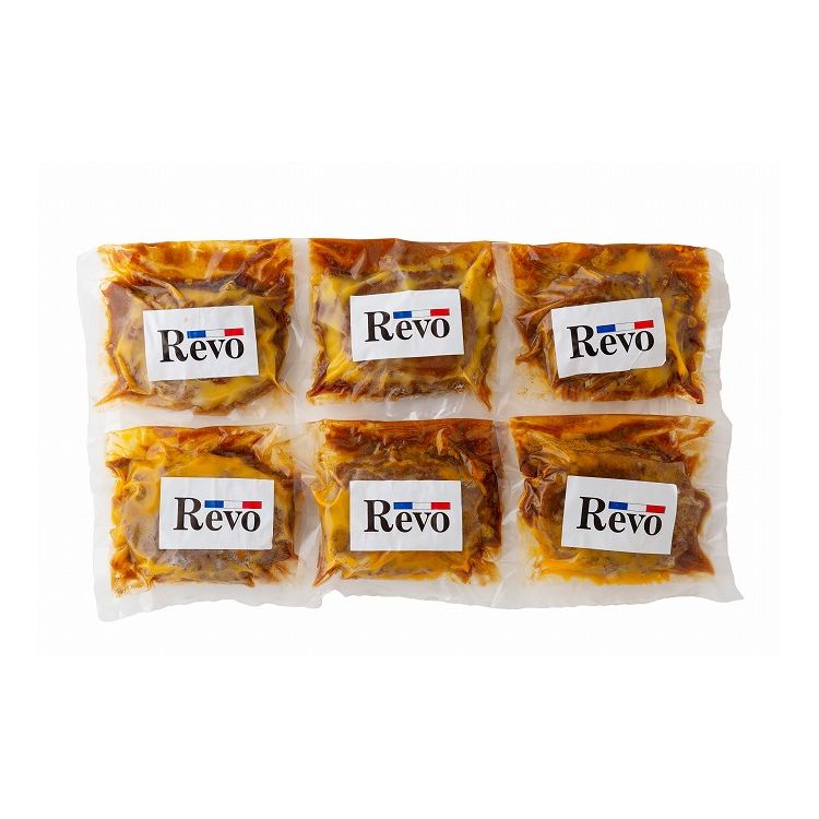 大阪 洋食Revo 名物黒バーグ6個 グルメ 人気 おすすめ ギフト 贈答 取り寄せ お取り寄せグルメ お取り寄せ 熨斗 のし 贈り物(代引不可)【送料無料】