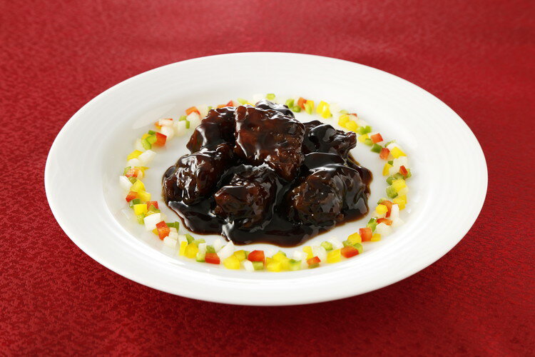 菰田欣也 監修 黒醋酢豚4食セット お年賀 冬ギフト 寒中 見舞い 年始 年賀 お取り寄せグルメ プレゼント 熨斗 のし 贈り物 お祝い 御見舞 食品(代引不可)【送料無料】 2