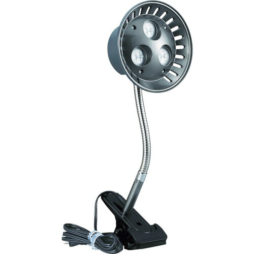 【商品詳細】●高輝度10W LED、フレキシブルパイプで照明方向が自由自在です。●好みの明るさに無段階で調光可能（10〜100%）です。●背面に調光ボリュームスイッチ付です。●有効つかみ幅は最大50mmです。●バネクリップで作業台上の任意の位置に取り付け可能です。●作業現場。●車輌整備。●手元照明。●デスクワーク。●高さ(mm)：465●全光束(lm)：1000●明るさ(lm)：1000●消費電力(W)：10●電源(V)：100●電線仕様：耐熱コード0.75［［MM2］］×2C●幅(mm)：160●奥行(mm)：164●電線長さ(m)：1.6●標準消費電力料金：0.27円/h●照明装置：10W高輝度LED●無段階調光ボリューム式スイッチ付(10〜100%)材質/仕上●PC＋ABSJANコード4930510314013【代引きについて】こちらの商品は、代引きでの出荷は受け付けておりません。【送料について】北海道、沖縄、離島は送料を頂きます。【商品配送時の注意点】こちらの商品は配送日時の指定ができません。あらかじめご了承下さい。