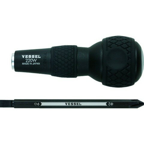 ベッセル ボールグリップ差替ドライバー No.220W-62(+2/-6) 220W62(代引不可)