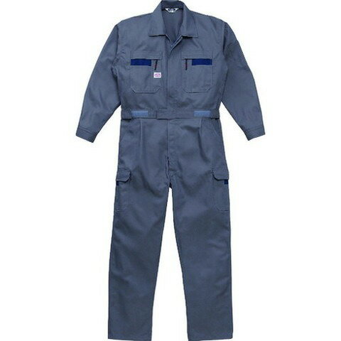 【商品詳細】●ストライプ柄のつなぎ服です。●胸ポケットには通常タイプと、ペンなどを入れるのに便利なミニタイプが付いています。●腰部にはウエストサイズを調節できる大型マジックテープ付きです。●背面にはノーフォークを採用し、腕の引きつりを軽減します。●自動車整備などに。●作業全般、他。●色：チャコールグレー●身長(cm)：157〜162●肩幅(cm)：44●胸囲(cm)：110●ウエスト(cm)：90●股下(cm)：72●サイズ：S●袖丈(cm)：54●適応身長(cm)：157〜162●帯電防止織物使用材質／仕上●綿65％、ポリエステル35％注意●質量は「LL」の参考値です。JANコード 4560105040777【代引きについて】こちらの商品は、代引きでの出荷は受け付けておりません。【送料について】北海道、沖縄、離島は送料を頂きます。