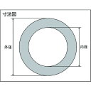 TRUSCO ガスケット フランジ内パッキン 10K 32A 2T TRUSCO D600010K32A2TRF 工事 照明用品 管工機材 ガスケット(代引不可)