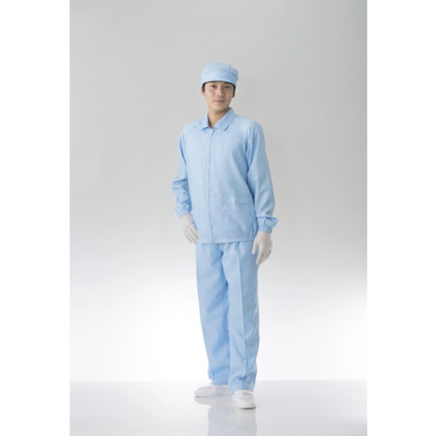 TriApex クリーンスーツ上衣 FH203C 3L ブルー TriApex FH203C023L 研究用品 クリーンルーム関連用品 ウェア 白衣(代引不可)【送料無料】