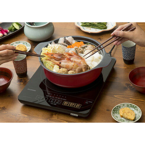 IRIS 572264 薄型IHクッキングヒーター1400W IRIS IHCT43B 研究用品 厨房用品 厨房機器(代引不可)【送料無料】