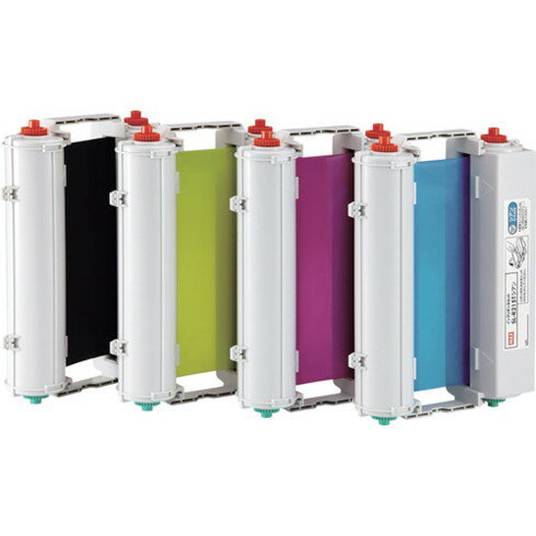 MAX ビーポップ CPM-200用プロセスカラーインクリボンカセット SL-R215Tシアン 50m巻 MAX SLR215T オフィス 住設用品 オフィス備品 ラベル用品(代引不可)【送料無料】