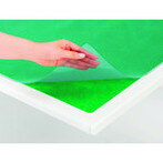 【商品スペック】特長●特殊加工によりマット全体がマウスパッドとして使用できます。●長時間の作業でも手が痛くなりにくい、斜めカット加工です。用途仕様●サイズ：縦690×横1190mm仕様2●両面無移行●下敷付き●下敷色：グリーン※マウスの種類によっては反応がにぶい場合があります●温度・湿度・直射日光等により若干の縮小、反り、変色が生じる場合がございます●光学式マウス、ボール式マウス対応材質／仕上●マット＝ポリ塩化ビニル（PVC）1．2mm厚、下敷＝不織布（PET）0．7mm厚セット内容／付属品注意【代引きについて】こちらの商品は、代引きでの出荷は受け付けておりません。【送料について】北海道、沖縄、離島は送料を頂きます。