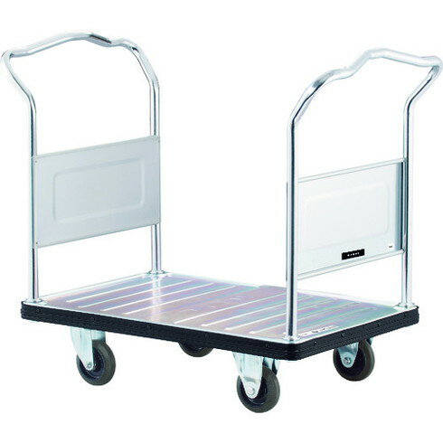 ダンディ スチール台車 ダンディDシリーズ タイプDA 固定両ハンドル式 サイレントキャスター仕様 W900X..