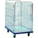 ダンディ スチール台車 ダンディDシリーズ タイプDG 高カゴ台車 6インチキャスター仕様 W1200×D750 ダ..